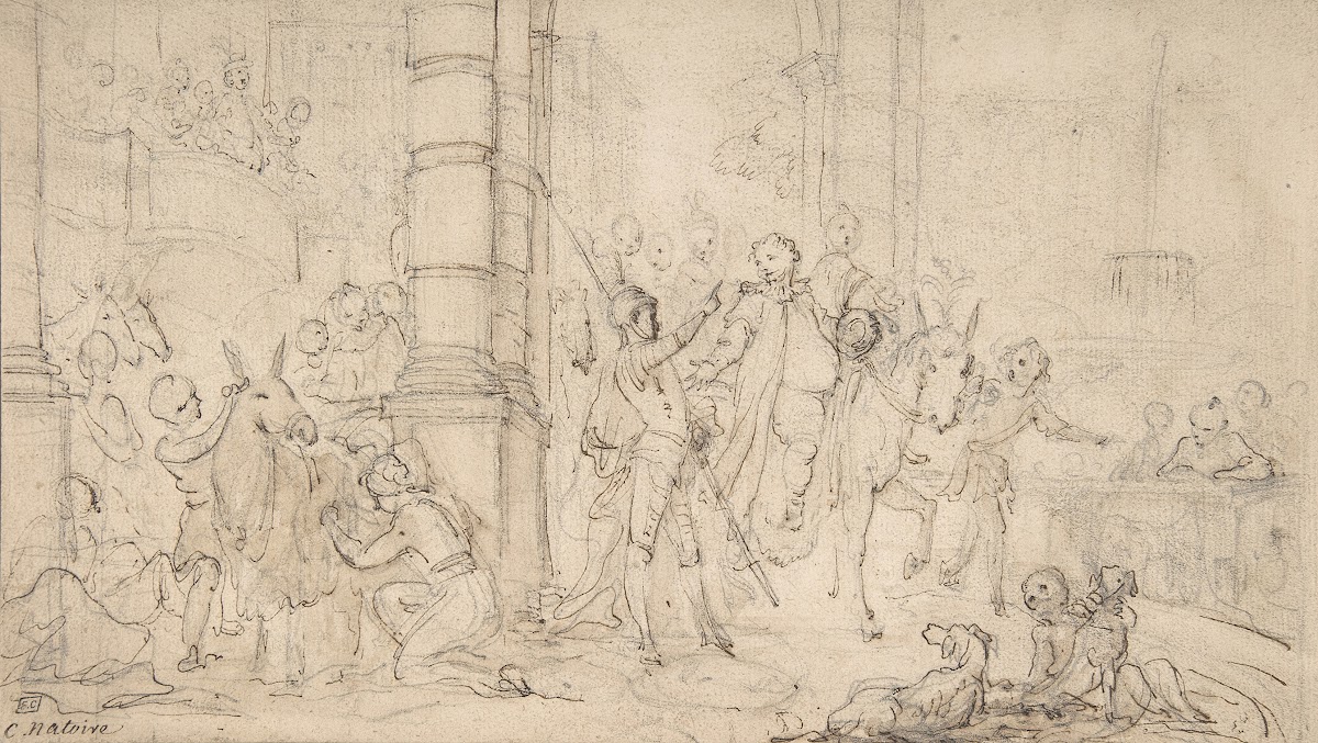 The Departure of Sancho Panza for the Island of Barataria 18th century