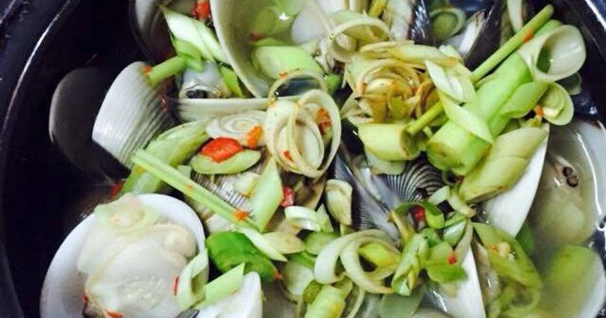 Nghêu hấp xả
