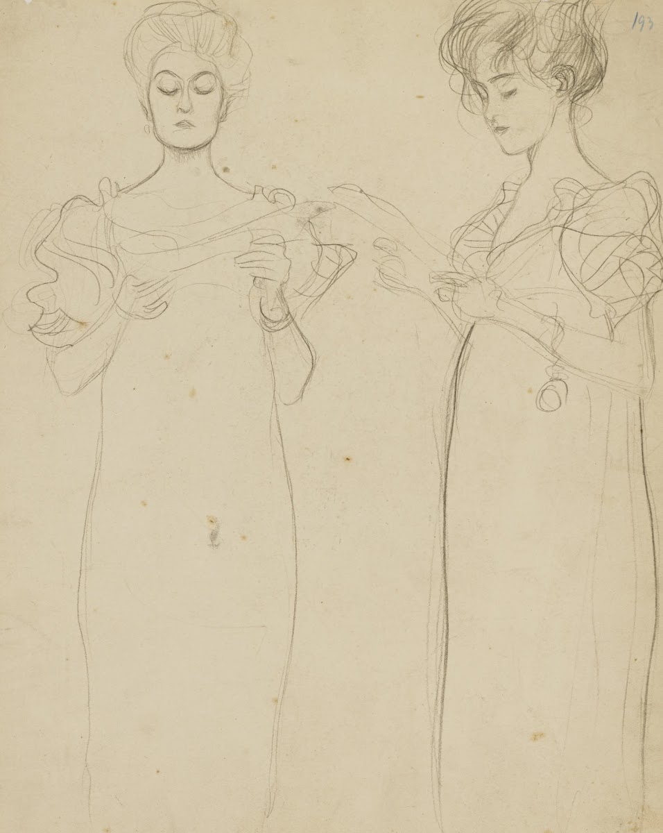 Zwei Studien nach singenden Mädchen Two Studies of a Singing Girl