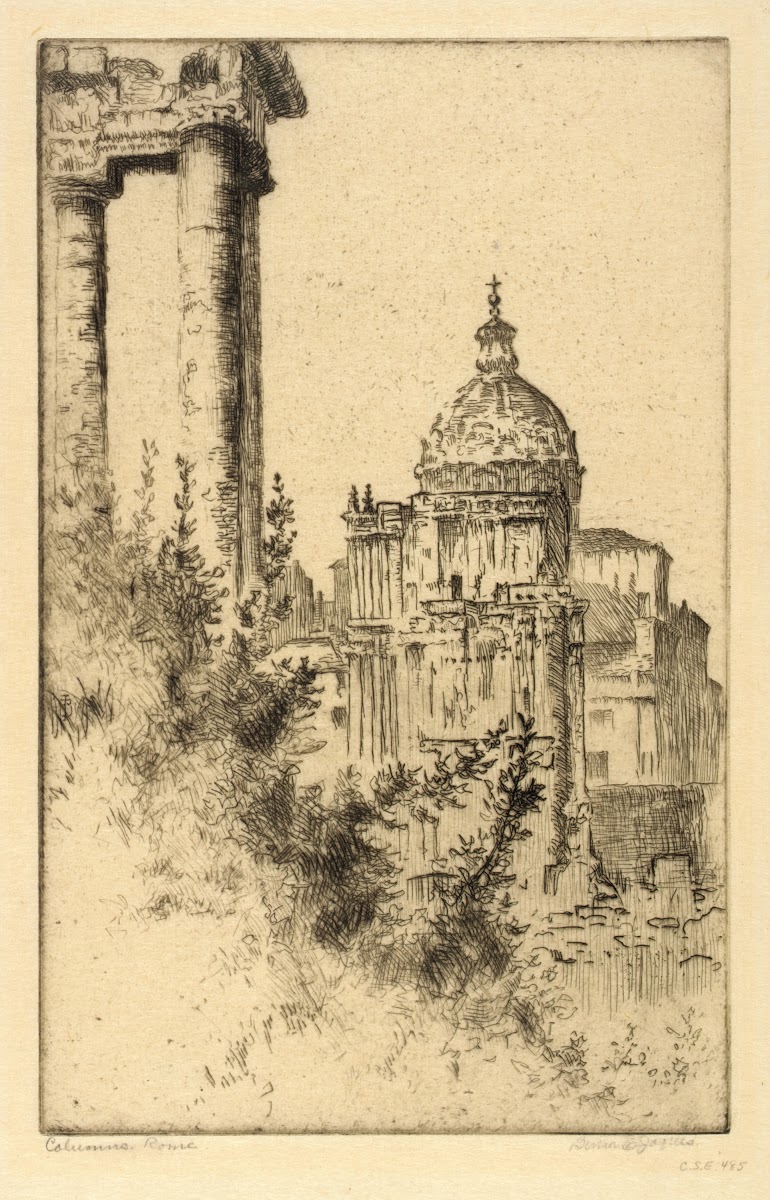 Columns Roman Forum 1913
