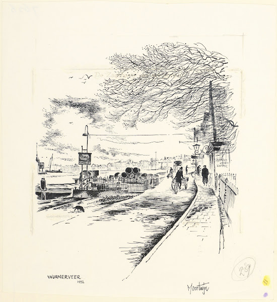 Gezicht te Wormerveer 1952