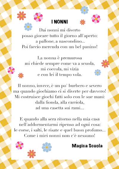 Anteprima della prima pagina: La festa dei Nonni (filastrocca)