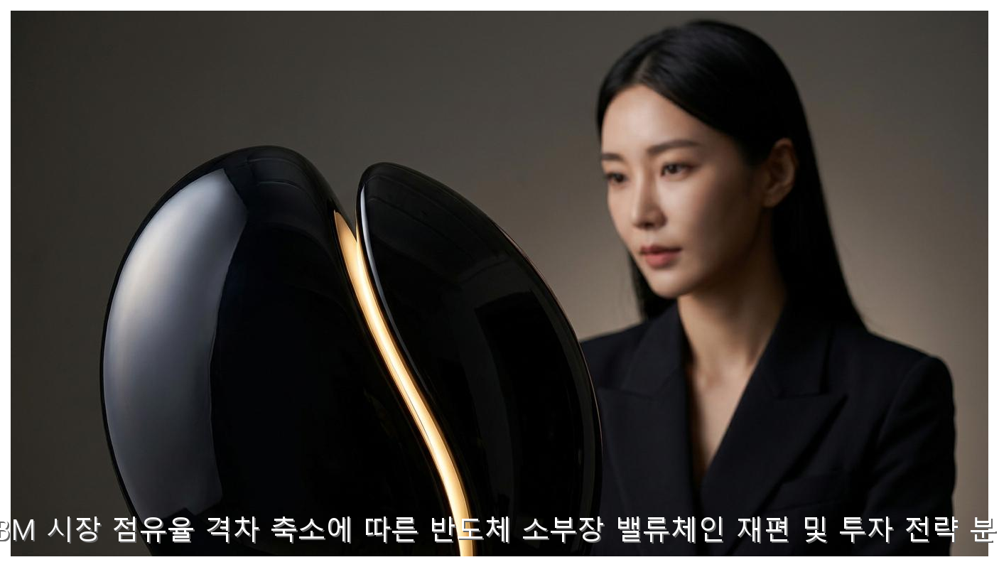 HBM 시장 점유율 격차 축소에 따른 반도체 소부장 밸류체인 재편 및 투자 전략 분석 핵심 안내 및 분석 인포그래픽 (5)