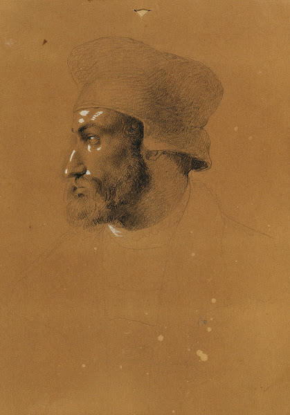 Kopfstudie zu Faust before 1856
