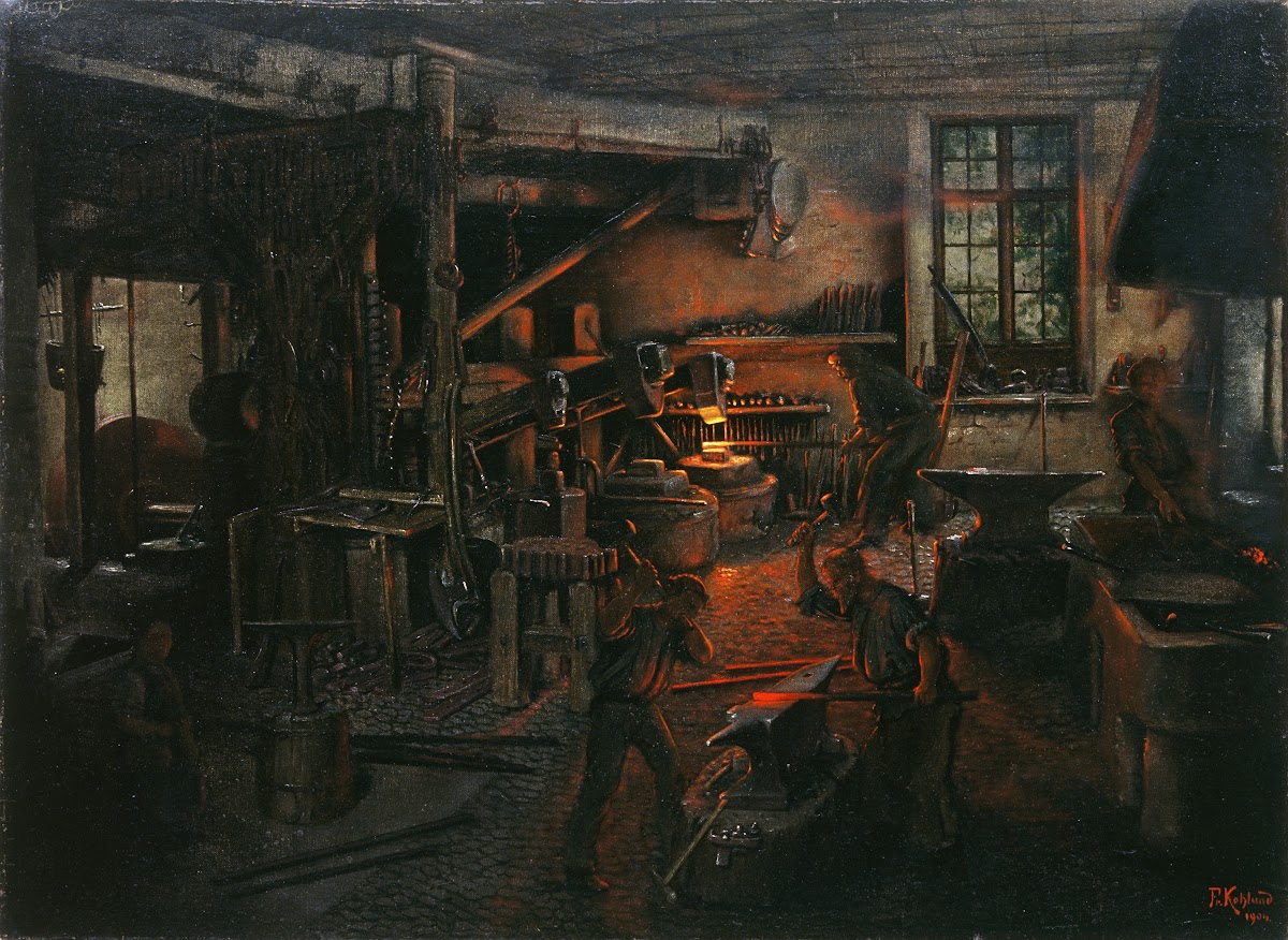 The Fauler Hammer Mill in Falkensteig 1904