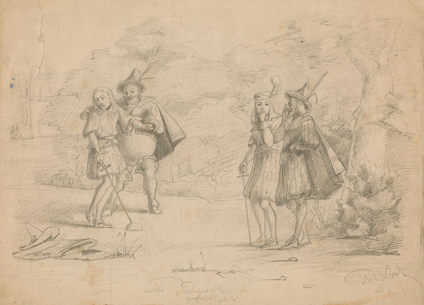 Drawing illustrating Twelfth night