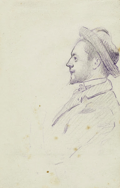 Portrait dhomme en buste 1895