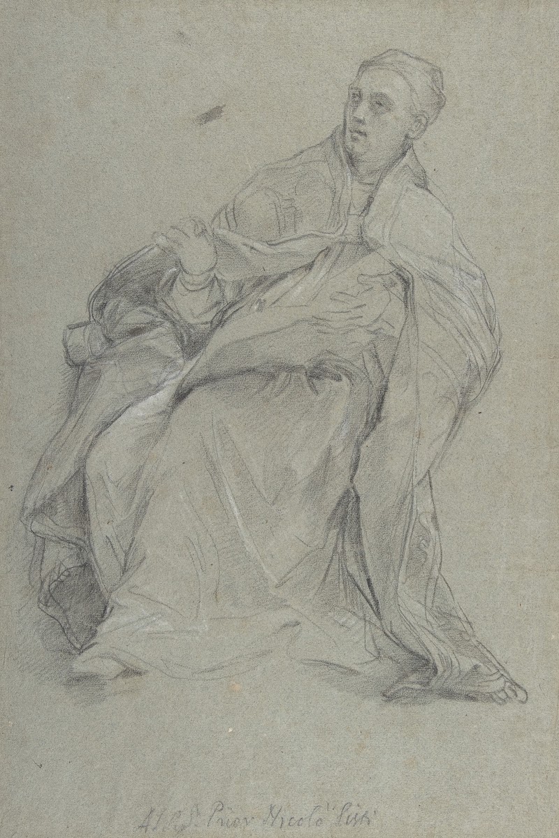 Study for a Seated Prelate Saint Gregory the Great 168586