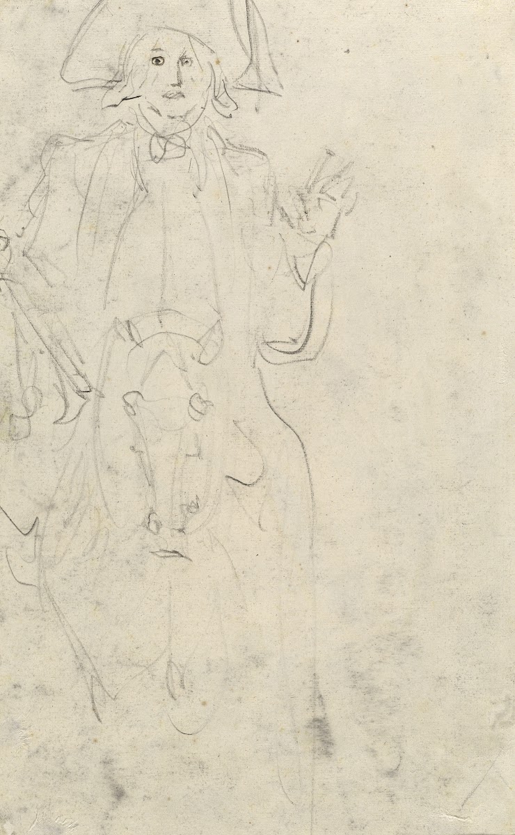 Man on a Horse verso