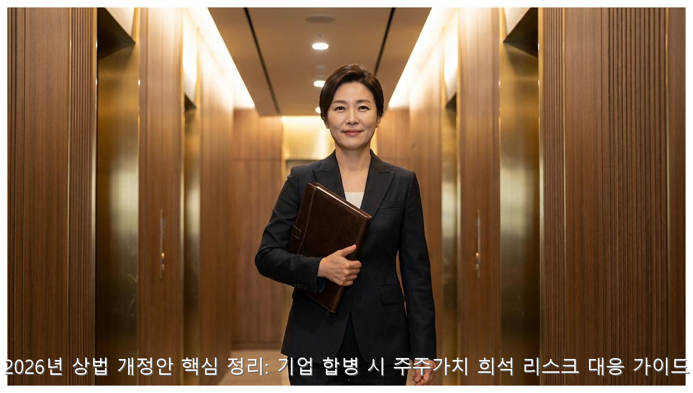 2026년 상법 개정안 핵심 정리: 기업 합병 시 주주가치 희석 리스크 대응 가이드 핵심 안내 및 분석 인포그래픽 (3)