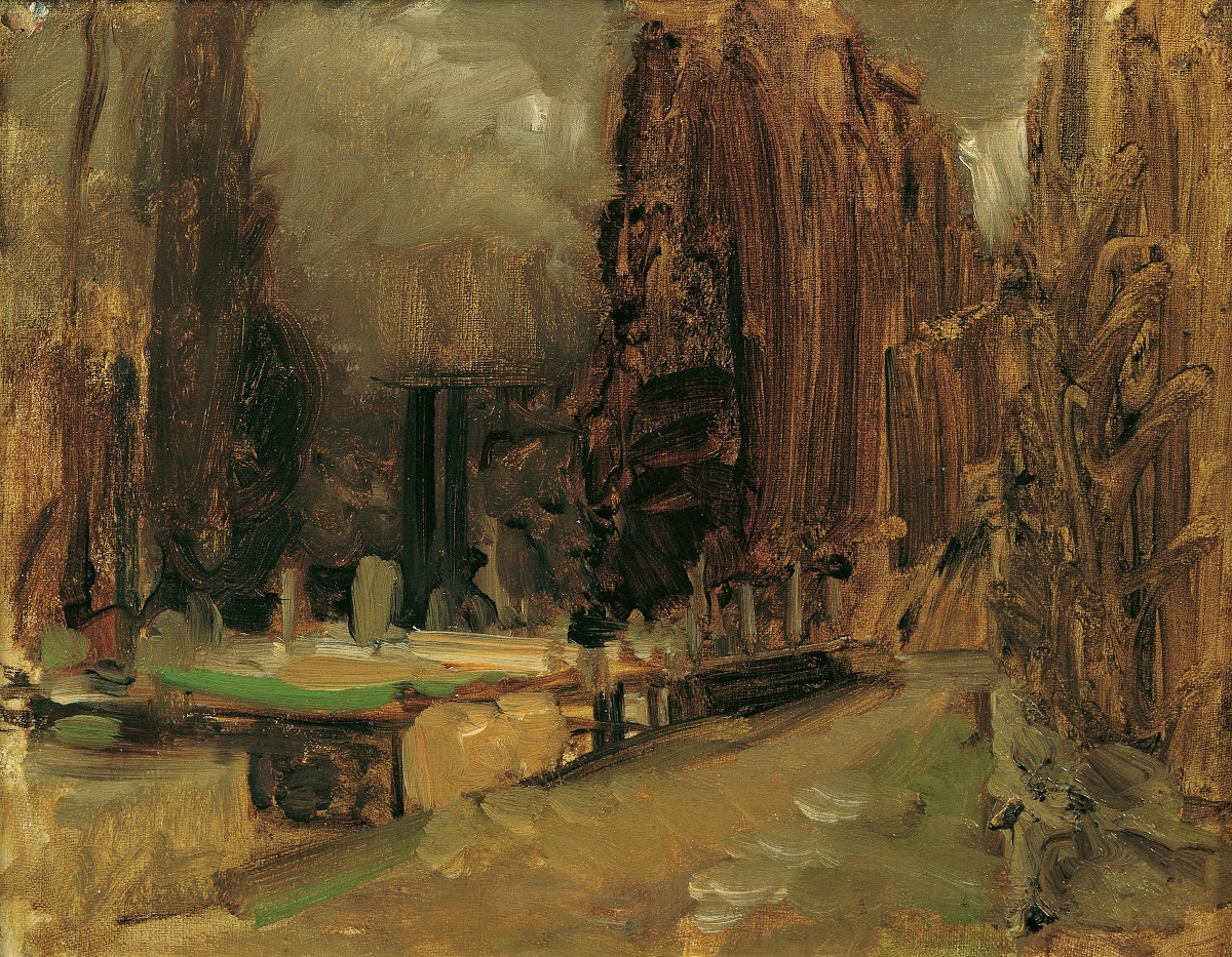 Der Friedhof bei Gravosa bei Ragusa Studie zu Pax 1887 1888