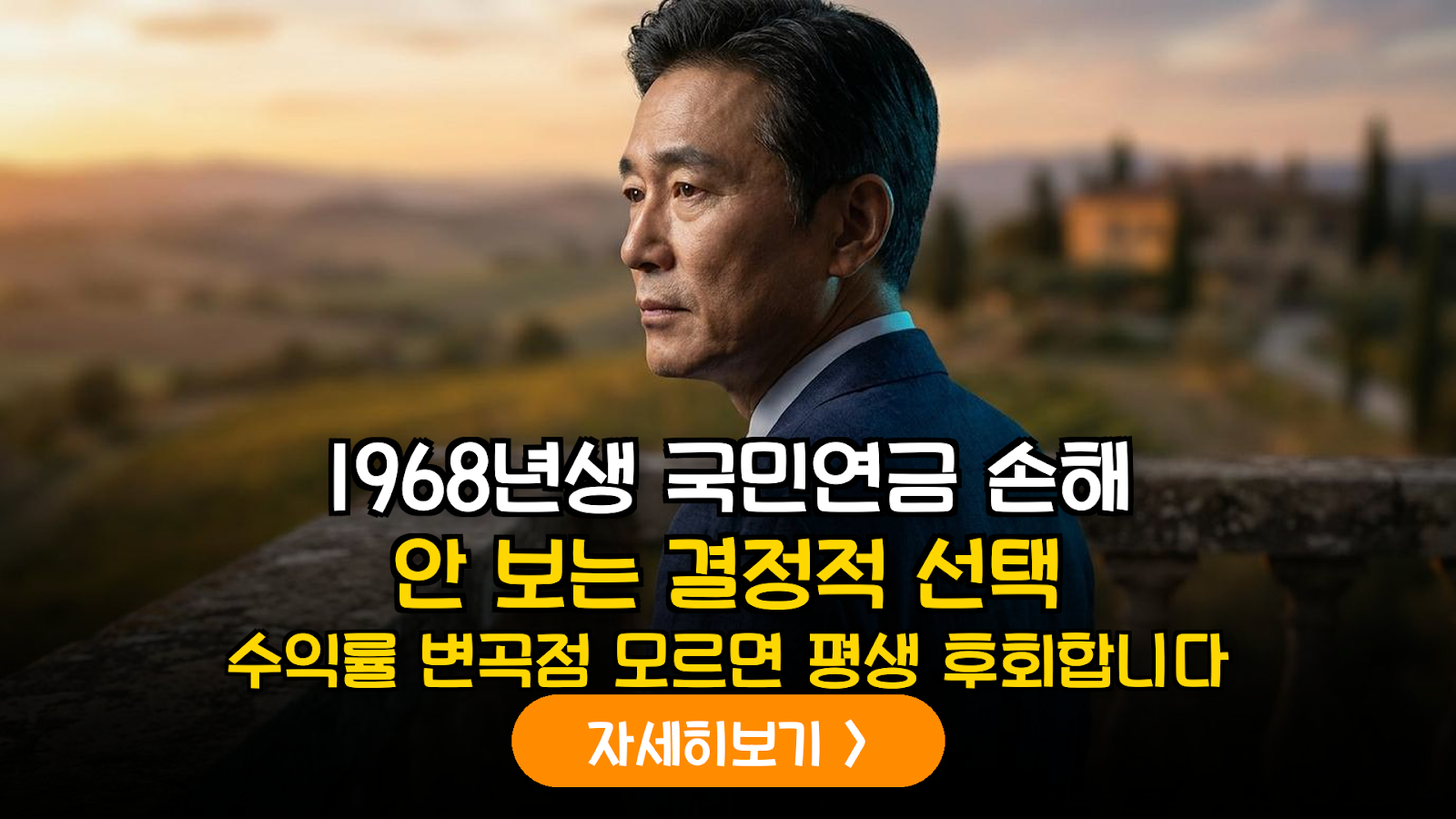 1968년생 국민연금 수익률 변곡점과 2026년 개정안 손해 안 보는 법