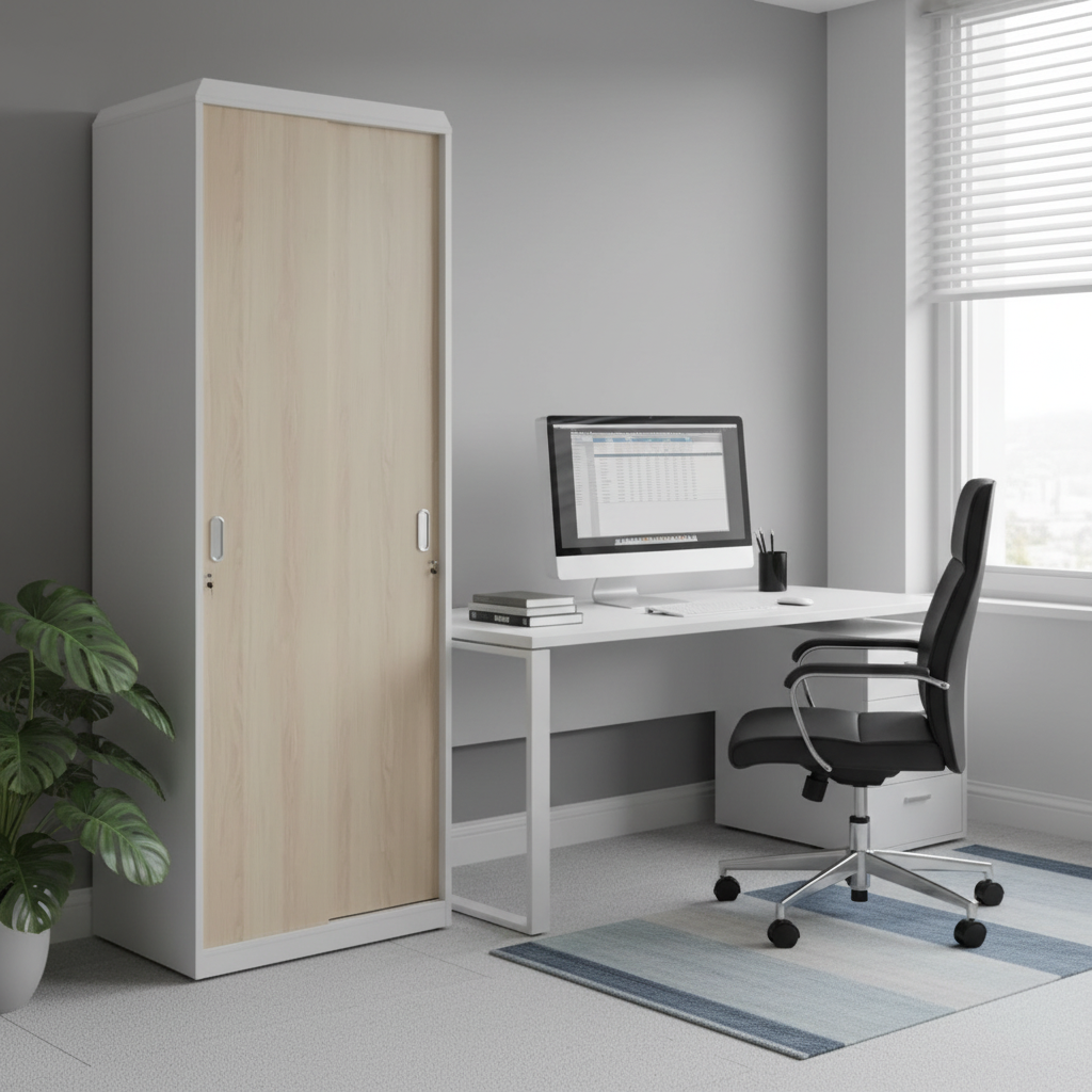 RADAR Color Full Height Two-Door Sliding (File) Cabinet