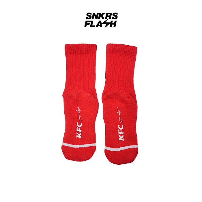 SANDALBOYZ SOCKS KFC LOGO RED - KFCSORE - Size NO SIZE