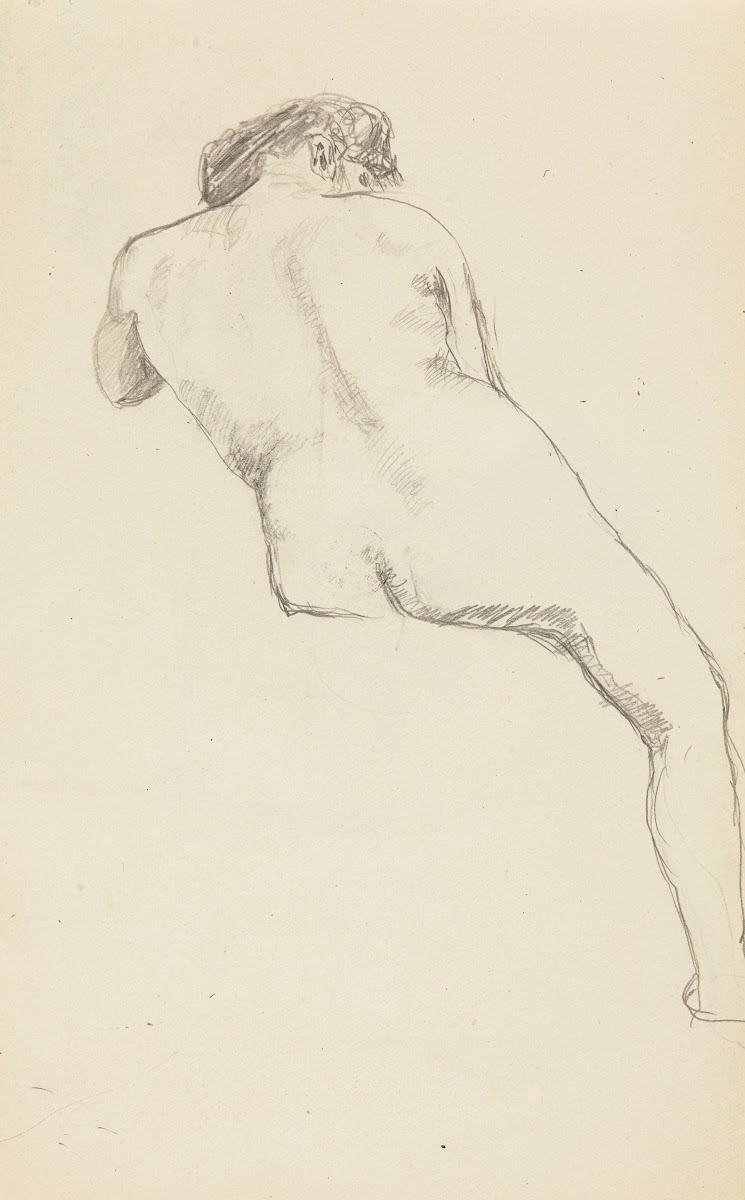 akt siedzącej kobiety 1908