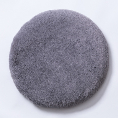 Round seat cushion made of cotton and linen