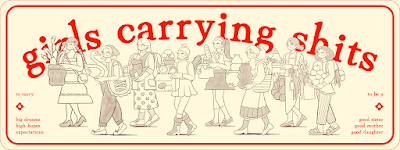Girls Carrying Shits - Acrylic Signage