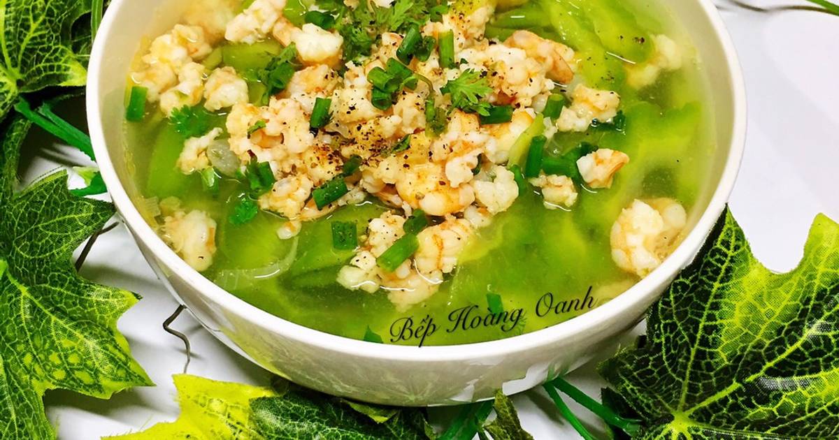 Canh Khổ Qua Nấu Tôm Tươi