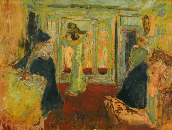 Madame Hessel Chez La Modiste circa 1903