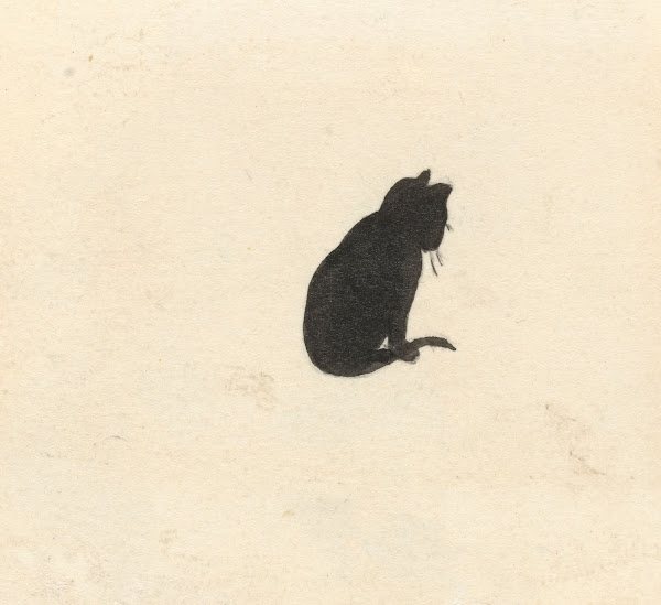 Silhouet van een poes 1884   1917