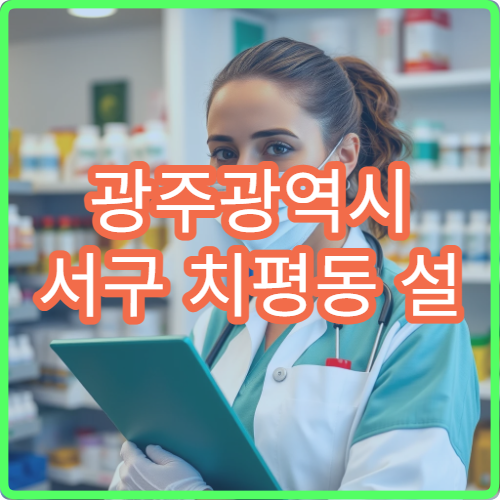 광주광역시 서구 치평동 설 명절 연휴 이용 가능한 약국