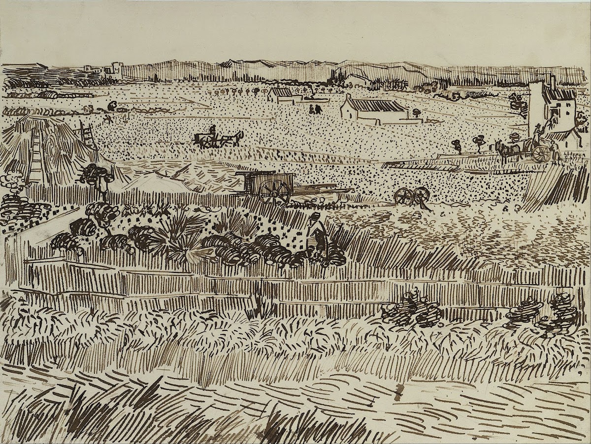 The Harvest for Émile Bernard 1888