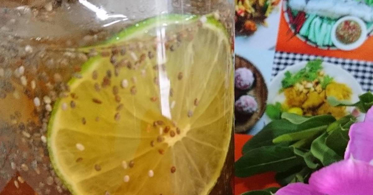 Trà chanh hạt chia