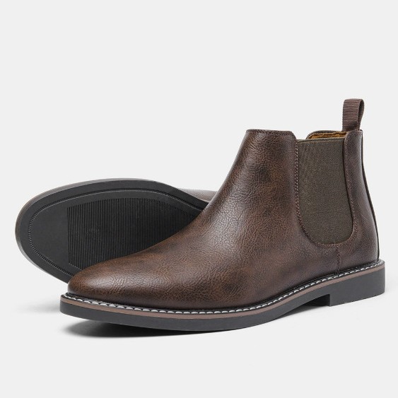 Vintage Chelsea Boots for Men, Non-slip
