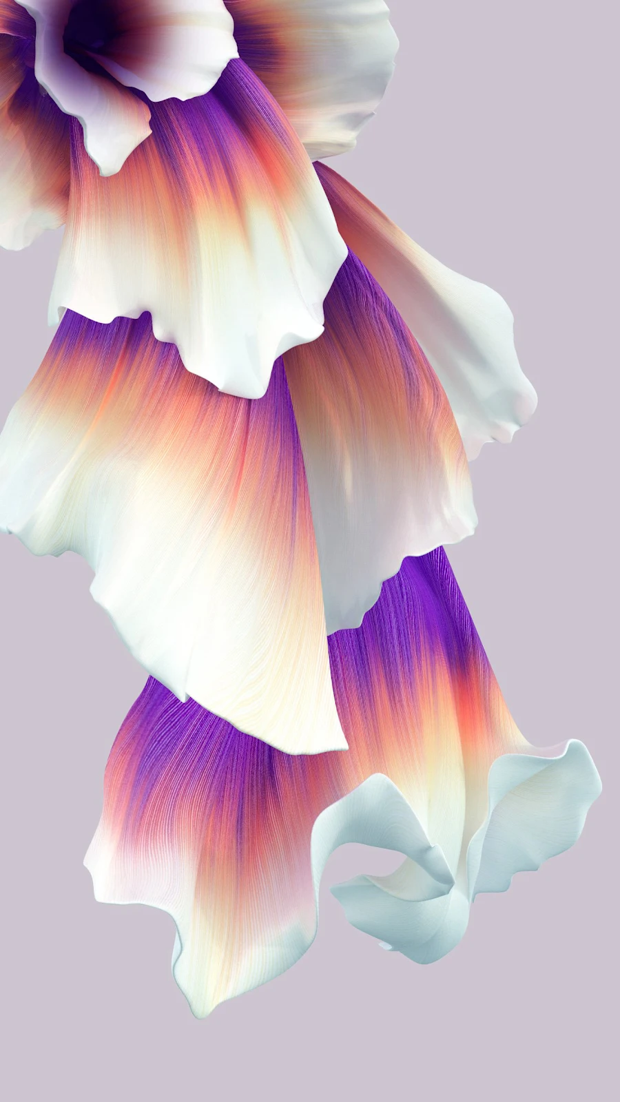A Cool Colored Asthetics Flowers Full HD iPhone Wallpaper for Free Download in High Quality [1316x2340]