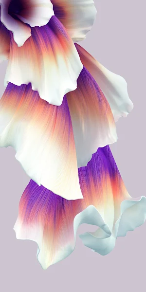 Colored Asthetics Flowers Full HD iPhone Wallpaper Background