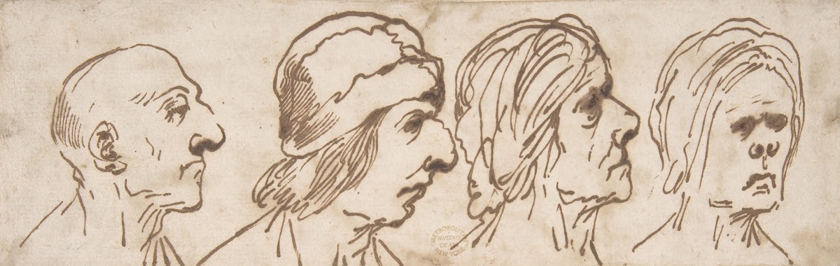 Four Caricatured Heads 161266