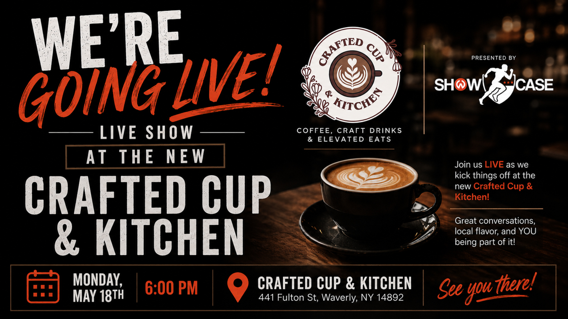 Showcase Spotlight - Live At Crafted Cup & Kitchen