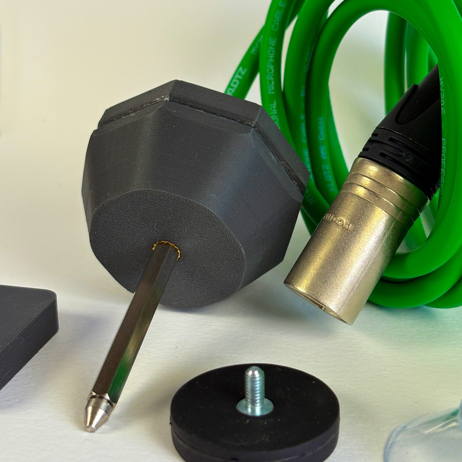 FIELD5 phantom-powered contact microphone by ATOMAT LAB — detail 5