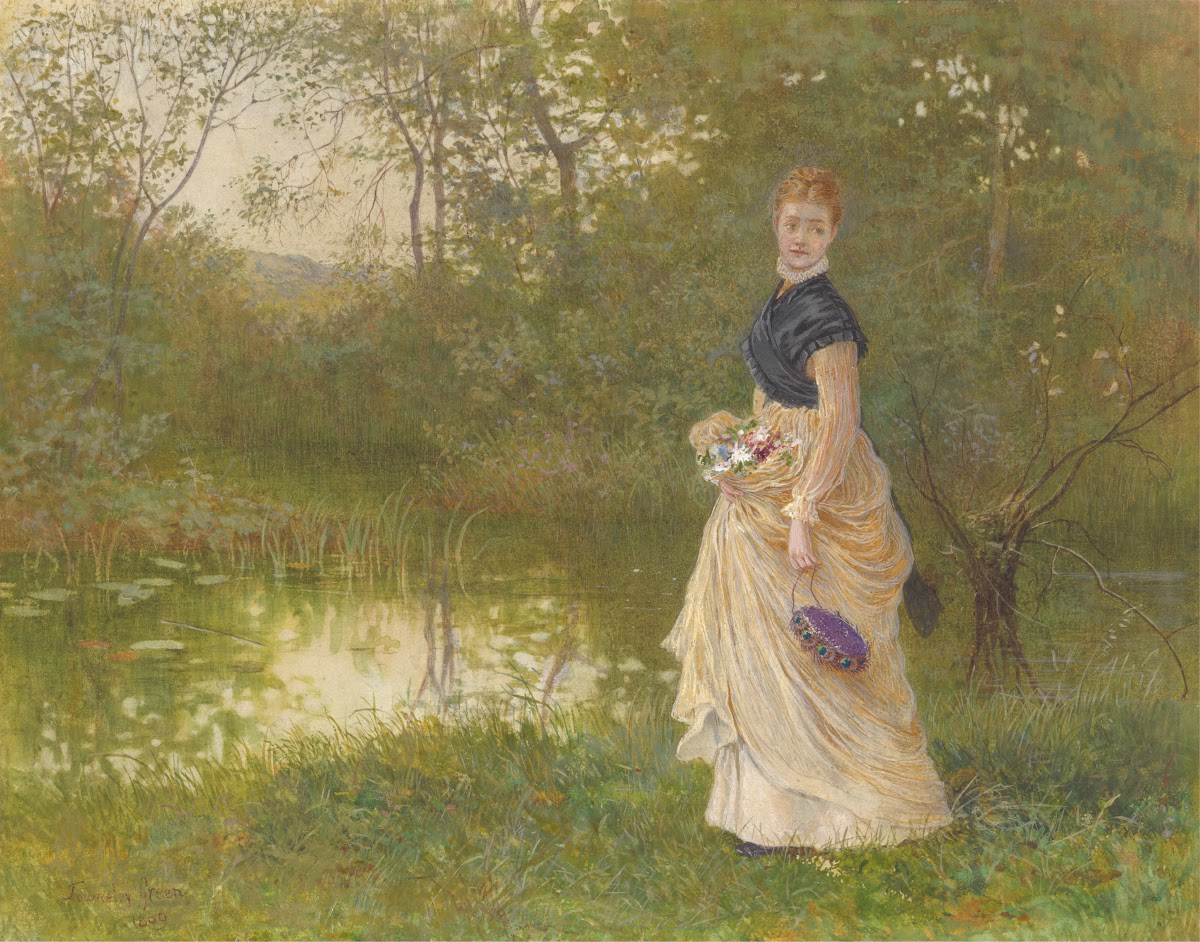 Beside The Lily Pond 1869