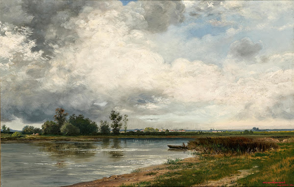 Landscape on the Isar 1902
