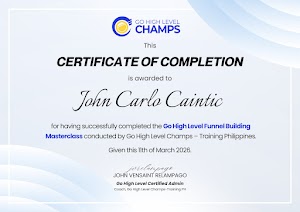 GoHighLevel certification badge