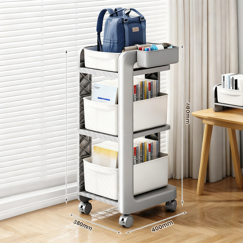 Movable Backpack Stand with Wheels