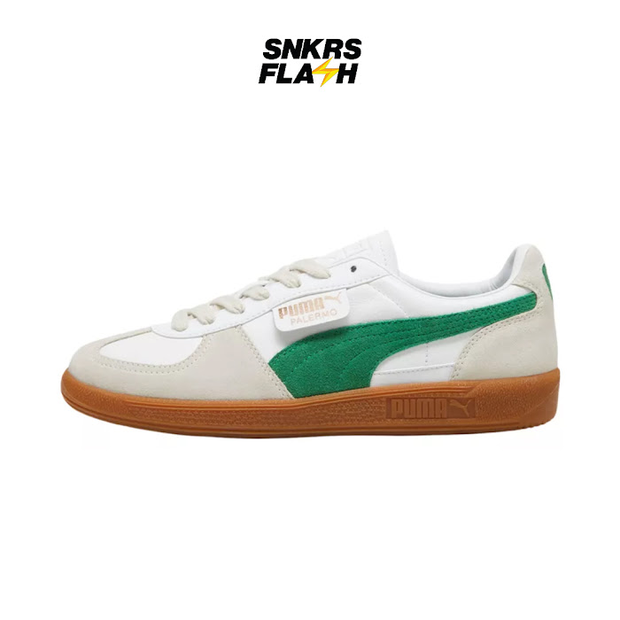 PUMA PALERMO WHITE ARCHIVE GREEN - Size 46