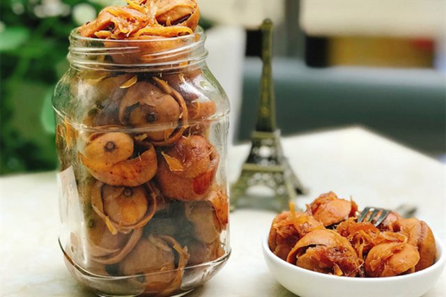Sầu Ngào Gừng Sấy Thơm