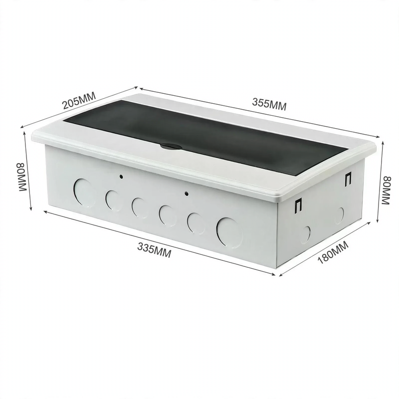 Distribution box for electrical installation, 2–16 circuits