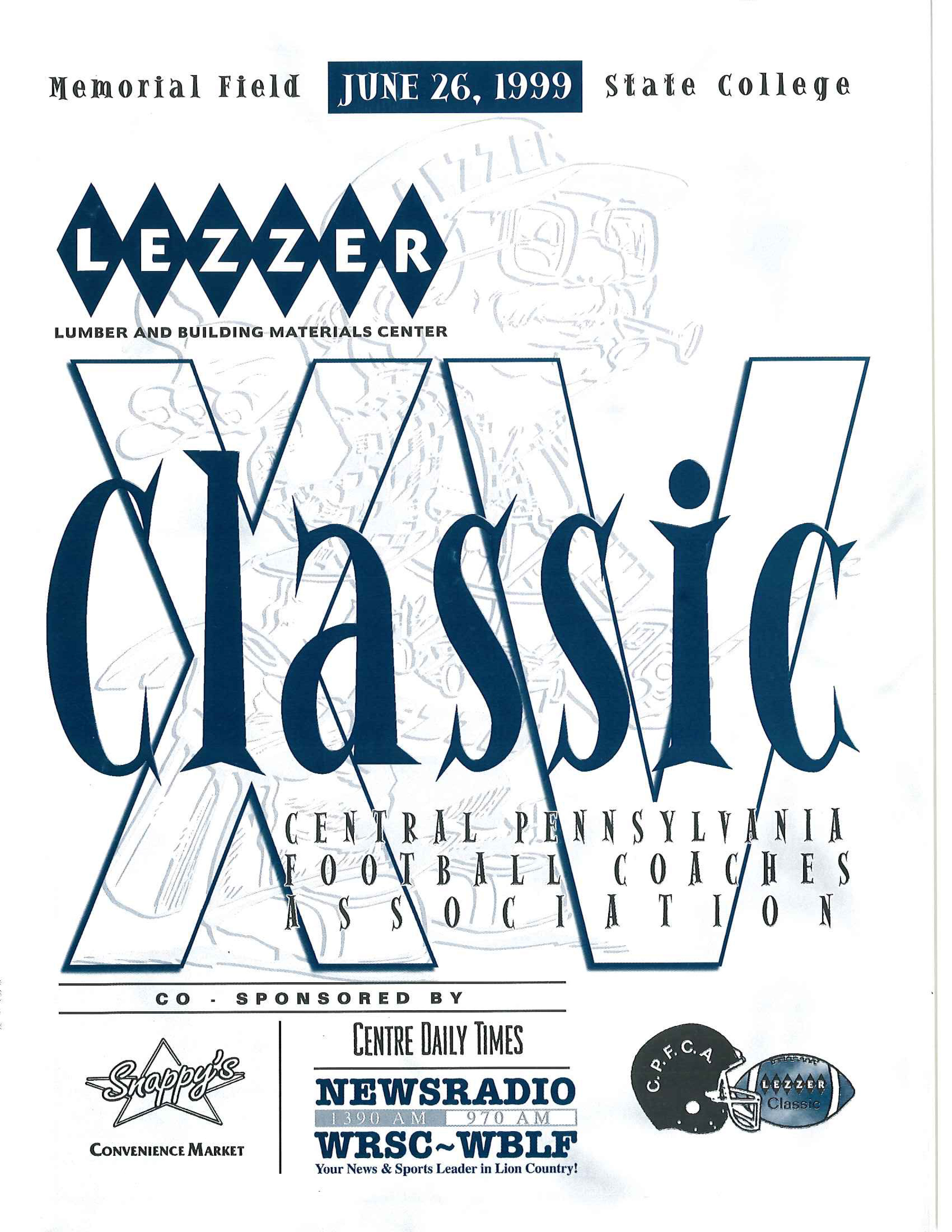 1999 Game Program