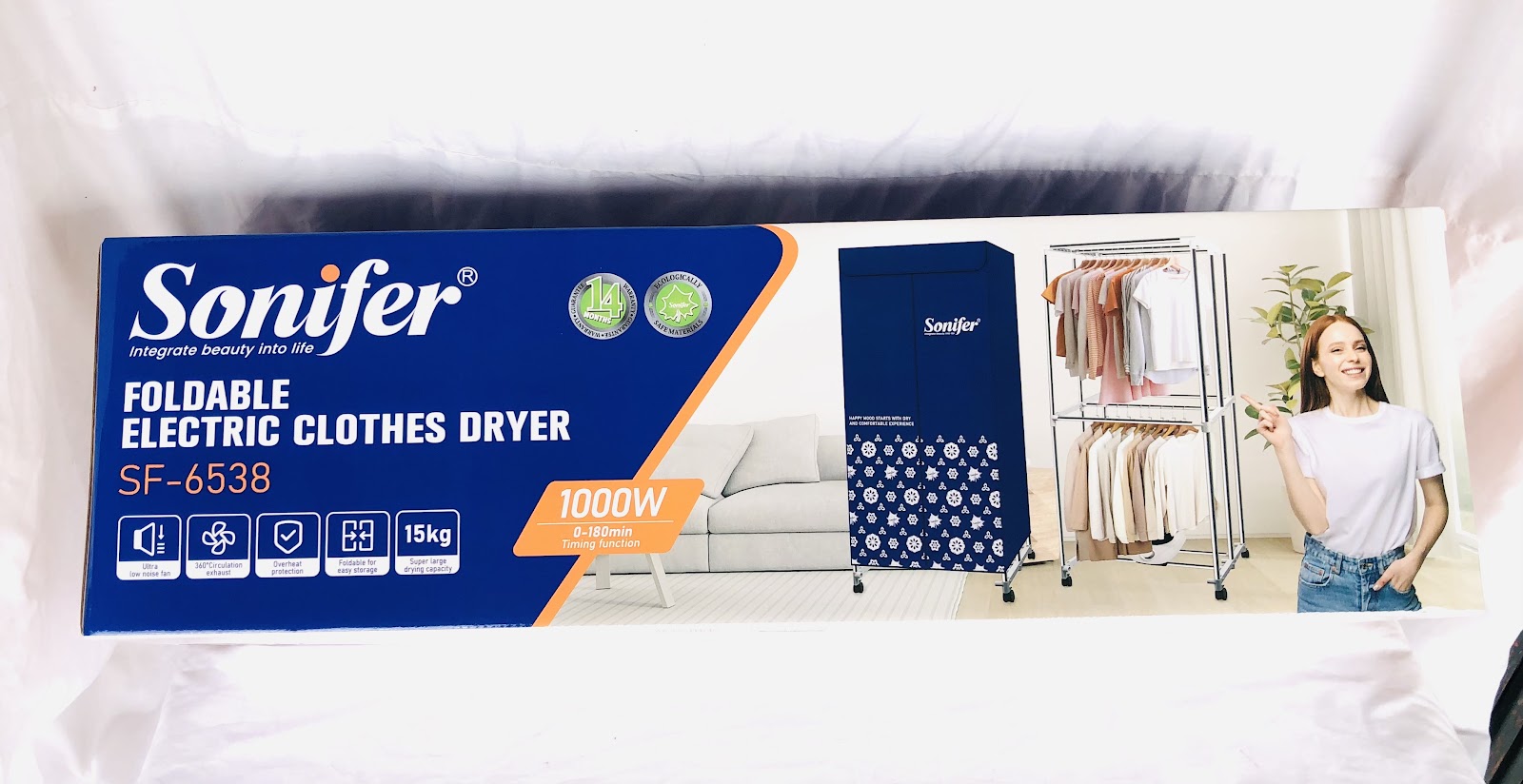Sonifer Foldable Electric Clothes Dryer