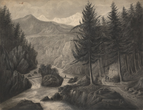 On the Zwcilutzen  Near Interlaken ca 1817