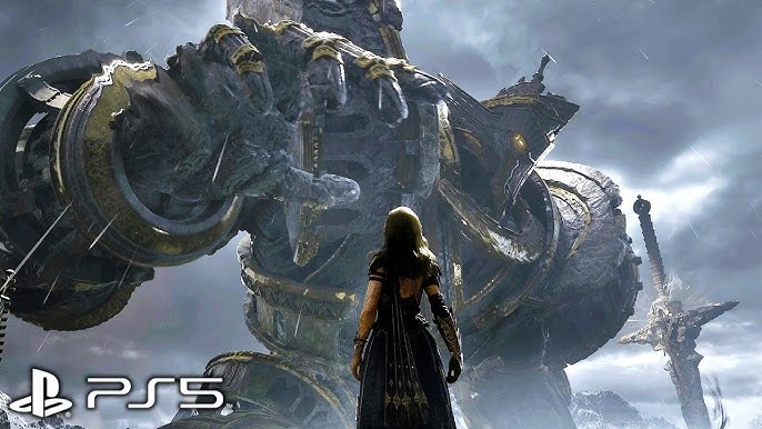 Gwendolyn and Sir Lamorak battling the shape-shifting witch Tyronoe in Tides of Annihilation's extended boss trailer.