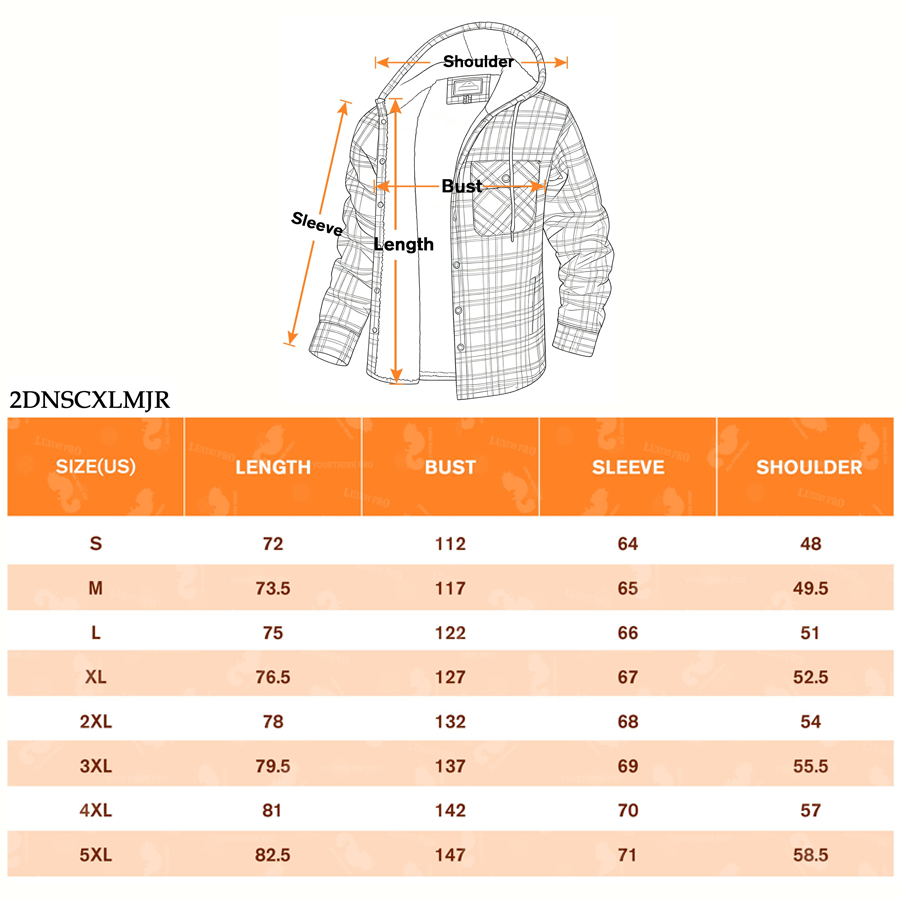 2D Men's Long-Sleeved Hooded Fleece-Lined