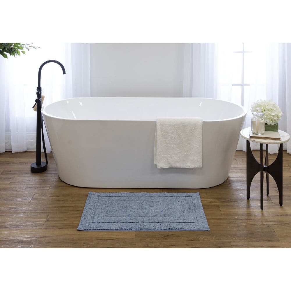 Tapete para baño de poliéster Mohawk Home™ Signature 80 x 34 cm color azul
