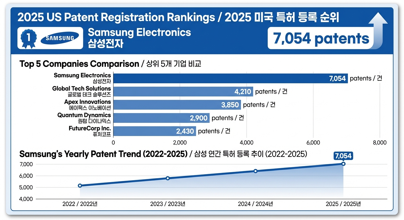 삼성전자 미국 특허 등록 현황