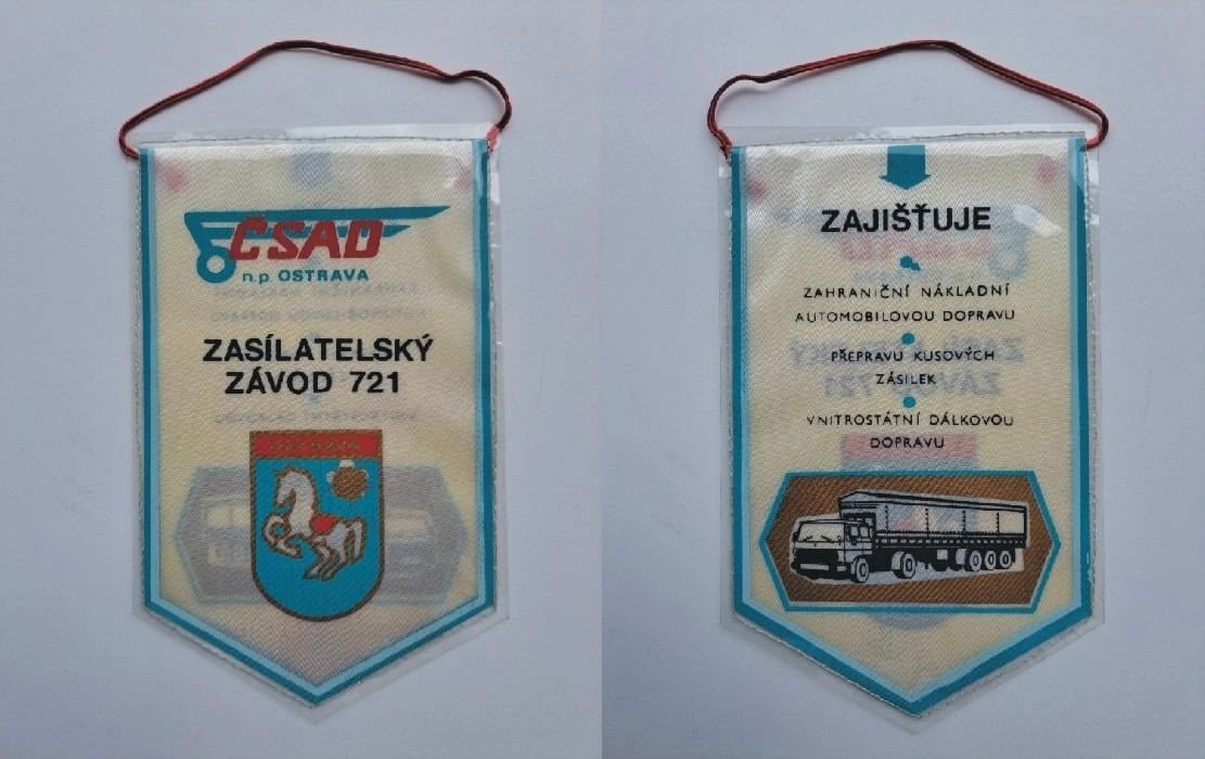 Vlaječka ČSAD Ostrava !!! kamion doprava firma národní podnik