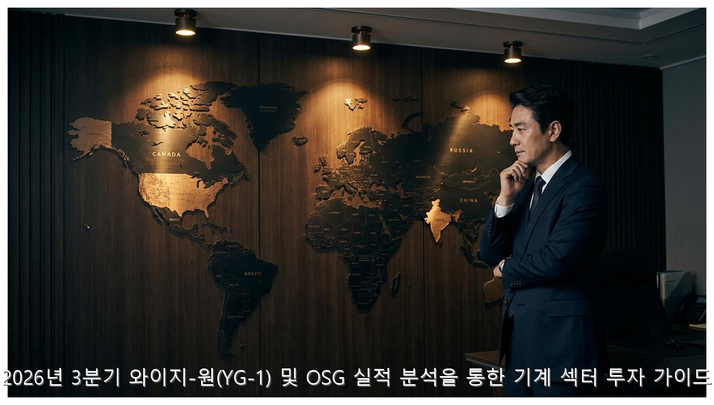 2026년 와이지-원·OSG 실적 분석 및 기계 섹터 투자 전략 핵심 안내 및 분석 인포그래픽 (4)