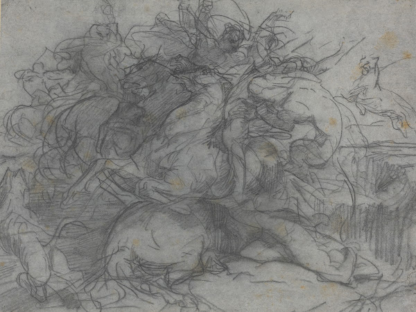 Study for Surprise Battle of the Tigers c 1865